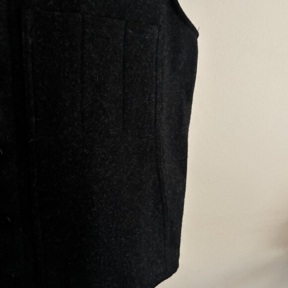 $415 Filson Charcoal Mackinaw Wool Vest Large - XL Made in USA - Picture 8 of 10